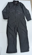 Dickies Insulated Coveralls RN 20697 Black Canvas Men  s Size XL Very Warm