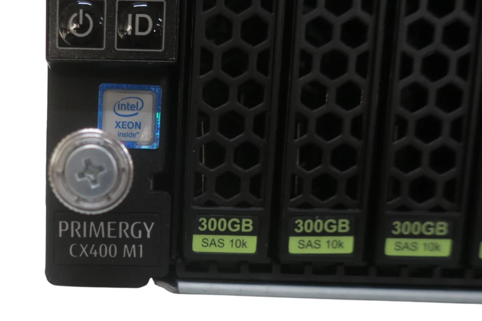 Fujitsu Primergy CX400 M1 7.2TB HDD 4x CX2550 M2 8x E5-2603 v4 64GB Node Server - Image 2 of 4