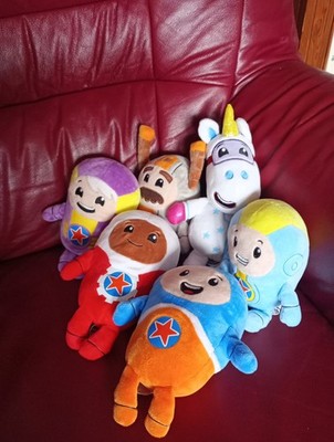 GO Jetters Plüschtiere CBeebies komplettes Set