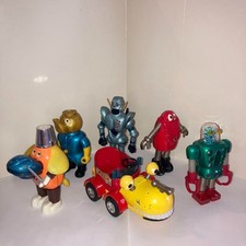 Popy Chogokin Ganbare Robocon Robot School Set of 6 Diecast Figures Vintage Lot