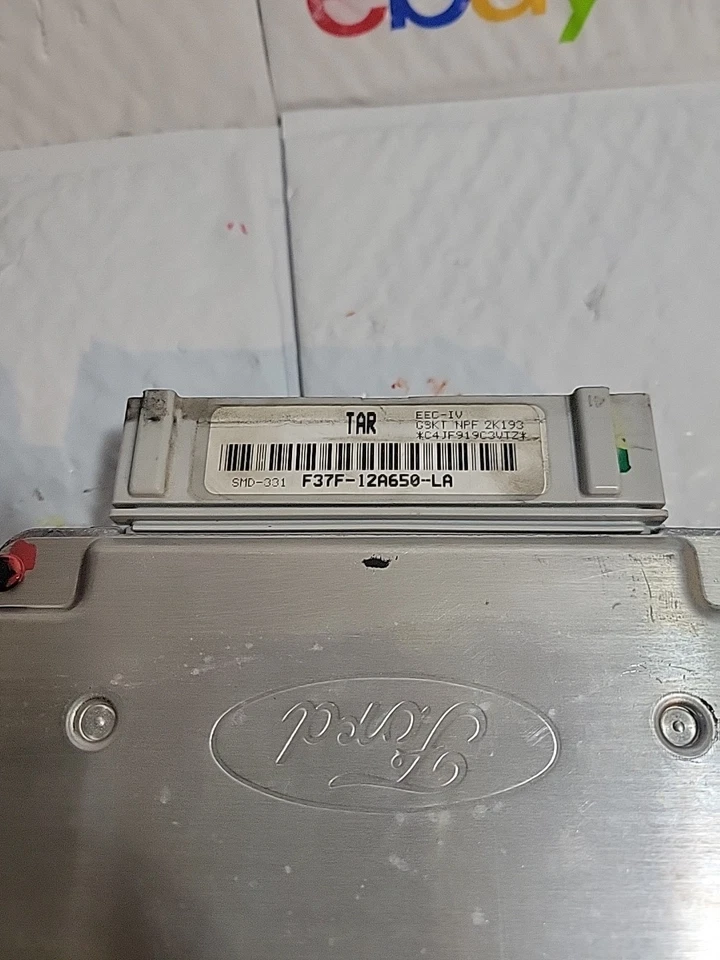 Ford Ranger 1993 1994 4,0 L M/T ECU ECM PCM módulo de control del motor F37F-12A650-LA Foto 3 de 4