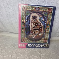 Springbok Cats Galore 500 Piece Jigsaw Puzzle Complete Lewis T Johnson Cat Art