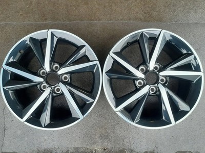 1x Alufelge 17 Zoll 7.0'' 5x114.3 50ET Glanz Schwarz PW457-02001 Toyota Auris