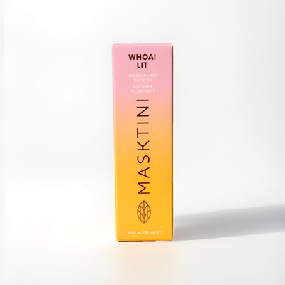 Masktini Whoa Lit Vitamin C Brightening Booster Skin Tone Texture Firm NIB $105