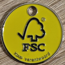 EKW Chip aus Sammlung Metall Einkaufswagenchips EKW Chip