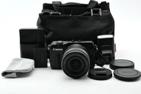 [Exc+++] Canon EOS M Mirrorless Digital SLR Camera Black w/ EF-M 18-55mm Lens