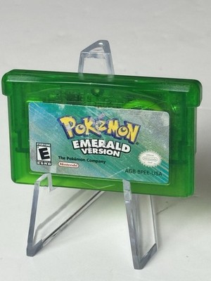 CLEAN Pokemon Emerald Nintendo Game Boy Advance Authentic New Battery Cleaned