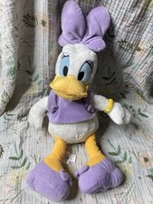 Disney Store Exclusive Daisy Duck Purple Outfit Plush Stuffed Animal Toy