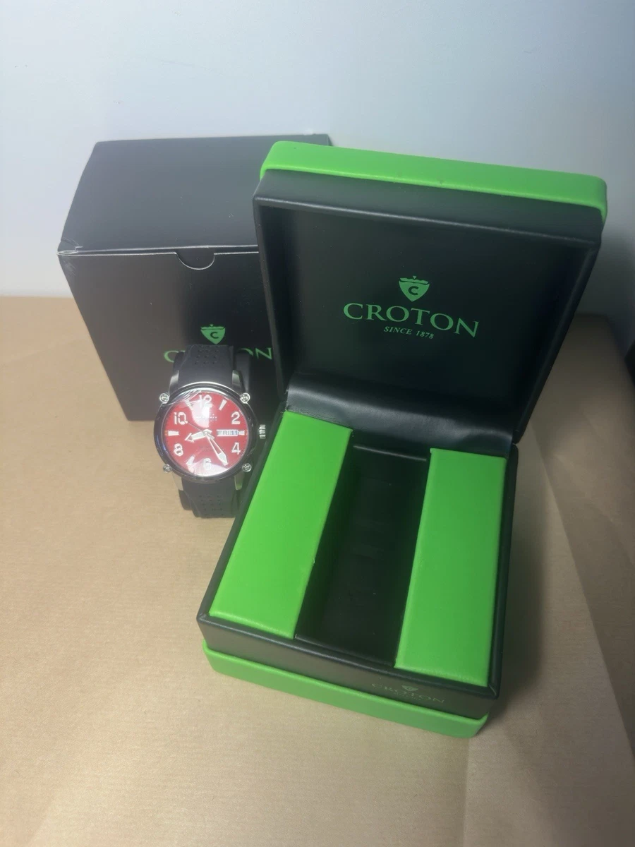 Croton Rubber Case Wristwatches | eBay
