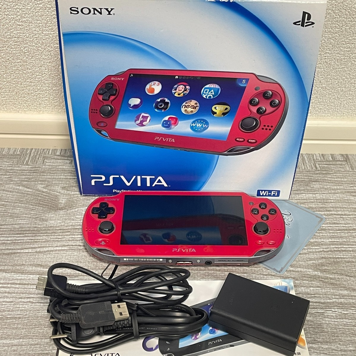 Sony PS Vita PCH-1000 OLED Region Free Fat A Rank Very Good CIB or