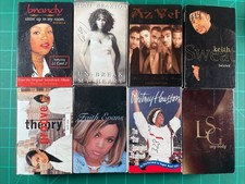 Lot Of 8 - 90s R B Cassette Tape Singles  Brandy Keith Sweat Groove Theory