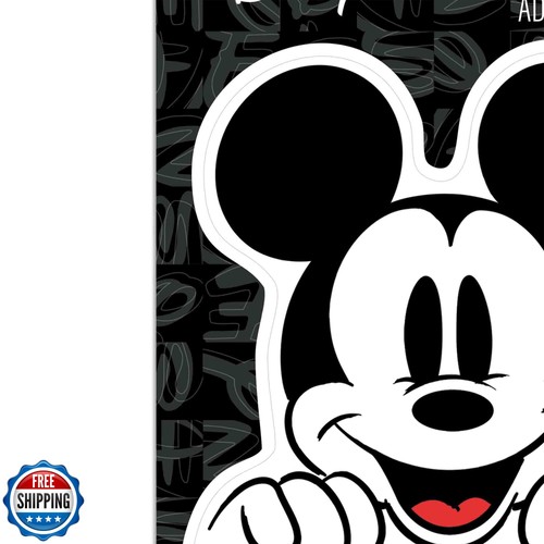 Decalcomania vinile adesiva testa di Topolino Disney - simpatico adesivo Topolino per - Foto 4 di 5