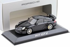 1:43 Minichamps Porsche 911 997 GT2 Coupé Noir WAP DEALER Modèle Métal