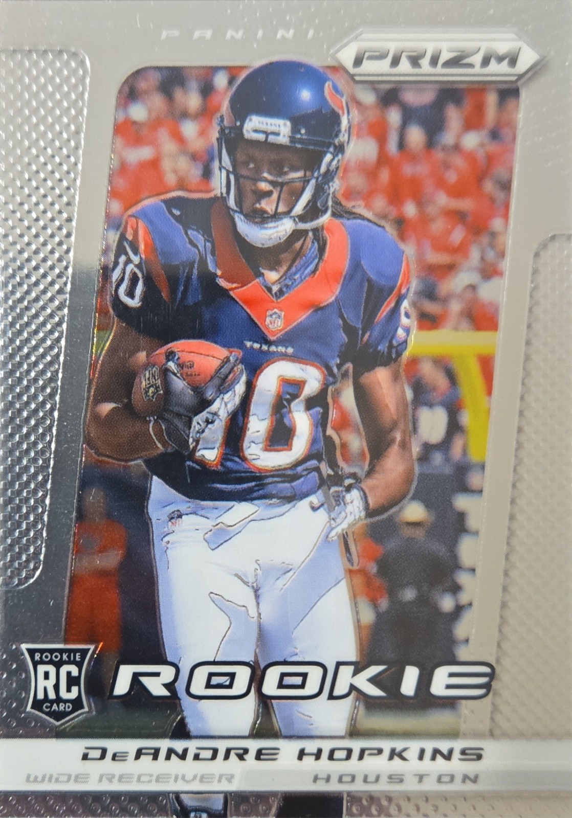2013 PANINI PRIZM #225 DEANDRE HOPKINS ROOKIE CARD