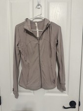 Lululemon Define Hooded Nulu Jacket Size 8 Feathered Pink