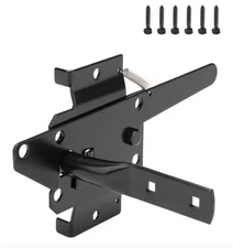 Flush Mounted Gate Latch Black