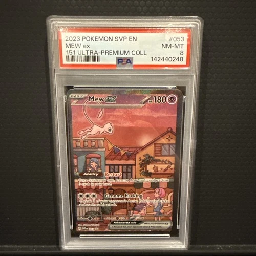 2023 Pokemon SVP EN 151 Ultra Premium Collection #053 Mew ex PSA 8