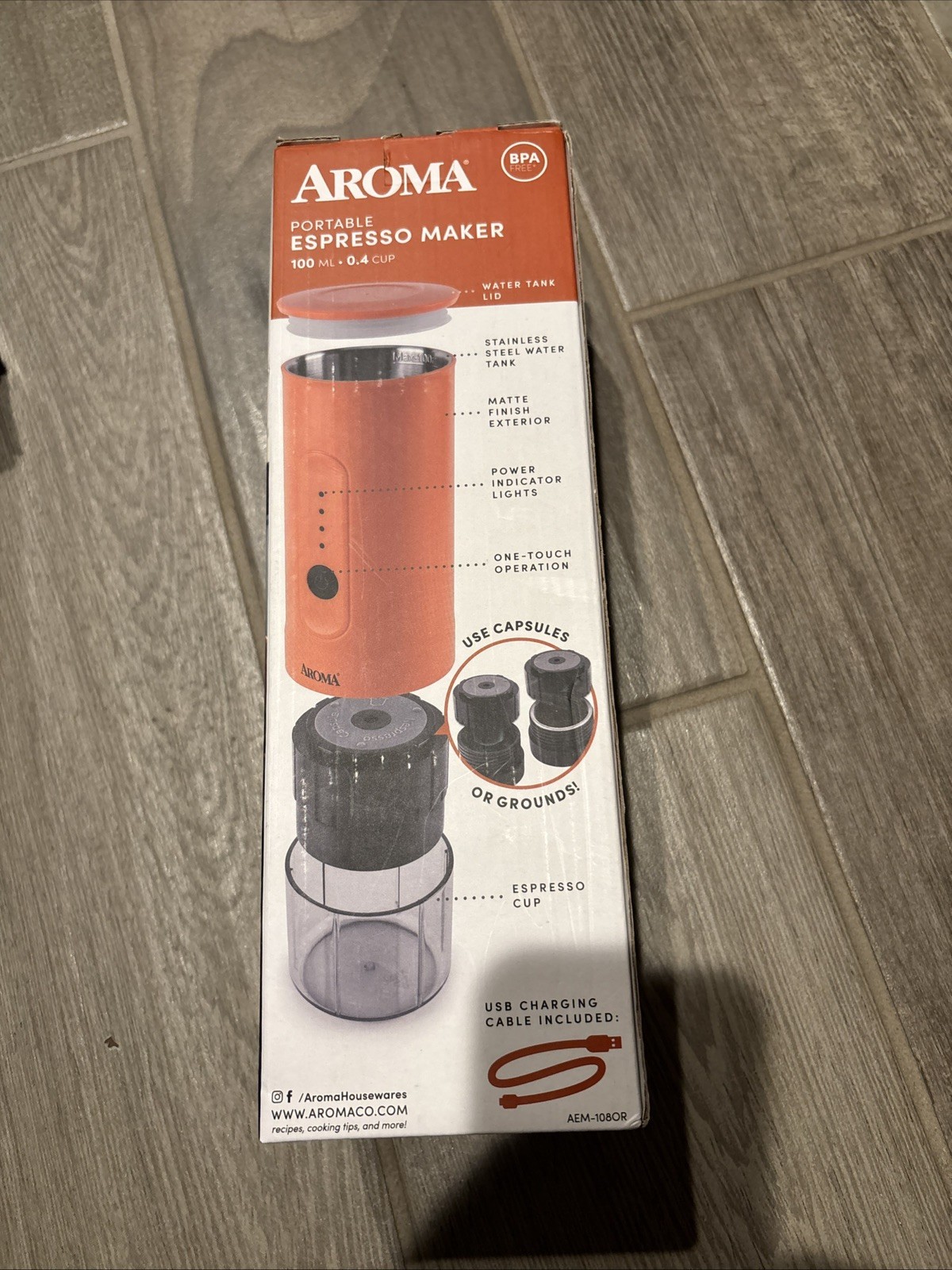 Aroma Portable Espresso Maker