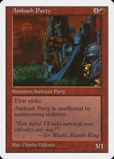 [MTG] Ambush Party (208) (5ED) HP-DMG