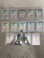 2025 Lot of 14 Bowman Mega Mojo Refractor Rainbow Braden Montgomery BCP-132 1/1