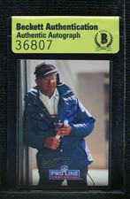 BAS 1991 Pro Line Portraits Dan Reeves #209 Authentic Auto ow6