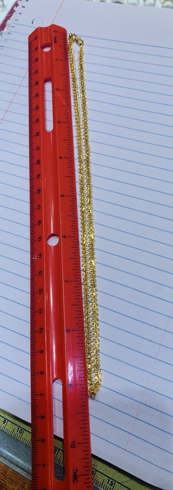 Handmade22K Solid Yellow Gold Link Chain Necklace… - image 7