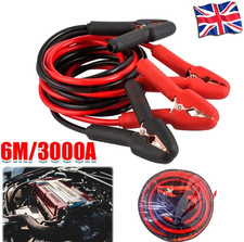 3000AMP Jump Leads Heavy Duty Battery Start 6 Metre Booster Cables Car Van Truck