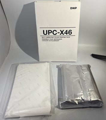 DNP Fotolusio UPC-X46 Self Laminating Color Print Pack(Inc 25 Sheets/One Ribbon)