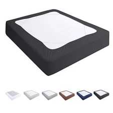 Box Spring Cover 4-Side Elastic Wrap up to 13" Hotel/Home Use Multi-Colors/Sizes