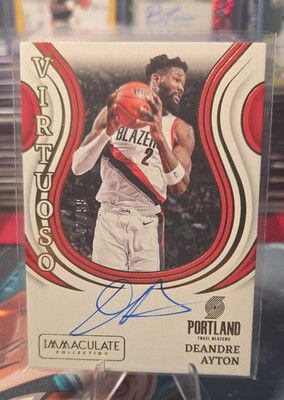 2023-24 Panini Immaculate Collection - Virtuoso Autographs Deandre Ayton #VA-DAP