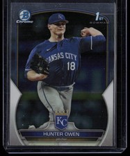 2023 BOWMAN DRAFT CHROME HUNTER OWEN RC KANSAS CITY ROYALS #BDC-5 1ST BOWMAN