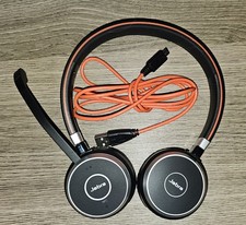 Jabra Evolve 65 Bluetooth Wireless Headset with Soft Case and Charge Cable