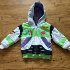 Disney Pixar Toy Story Hoodie 18m Buzz Lightyear Zip Up Fleece Jacket Costume