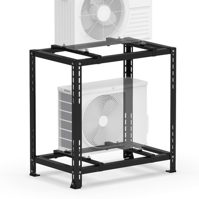 Mini Split Ground Stand for Ductless Mini Split Air Conditioner Heat Pump,Dou...
