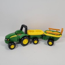 Tomy Toy John Deere Tractor Old McDonald Had A Farm Hayride Toddler