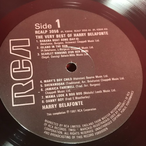 The Very Best Of Harry Belafonte 1981 vinyl LP Mary's Boy Child Banana Boat song - Picture 3 of 4