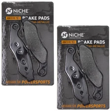 NICHE Brake Pad Set for Harley-Davidson Tri Glide Front Semi-Metallic 2 Pack