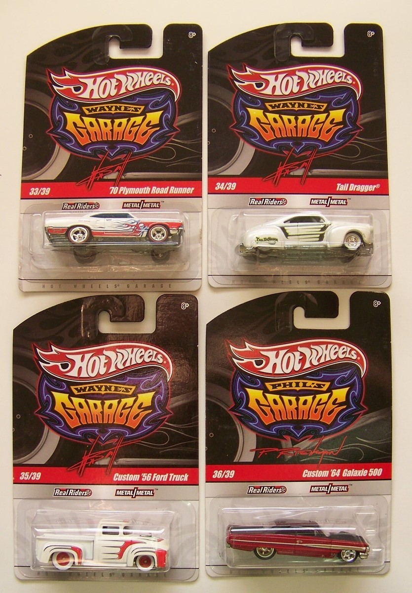 Hot Wheels Garage Larry's Wayne's Phil's Complete set of 39