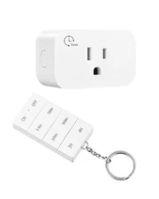 DEWNEWILS Remote Control Outlet with Timer, Indoor Remote Timer Outlet,100FT