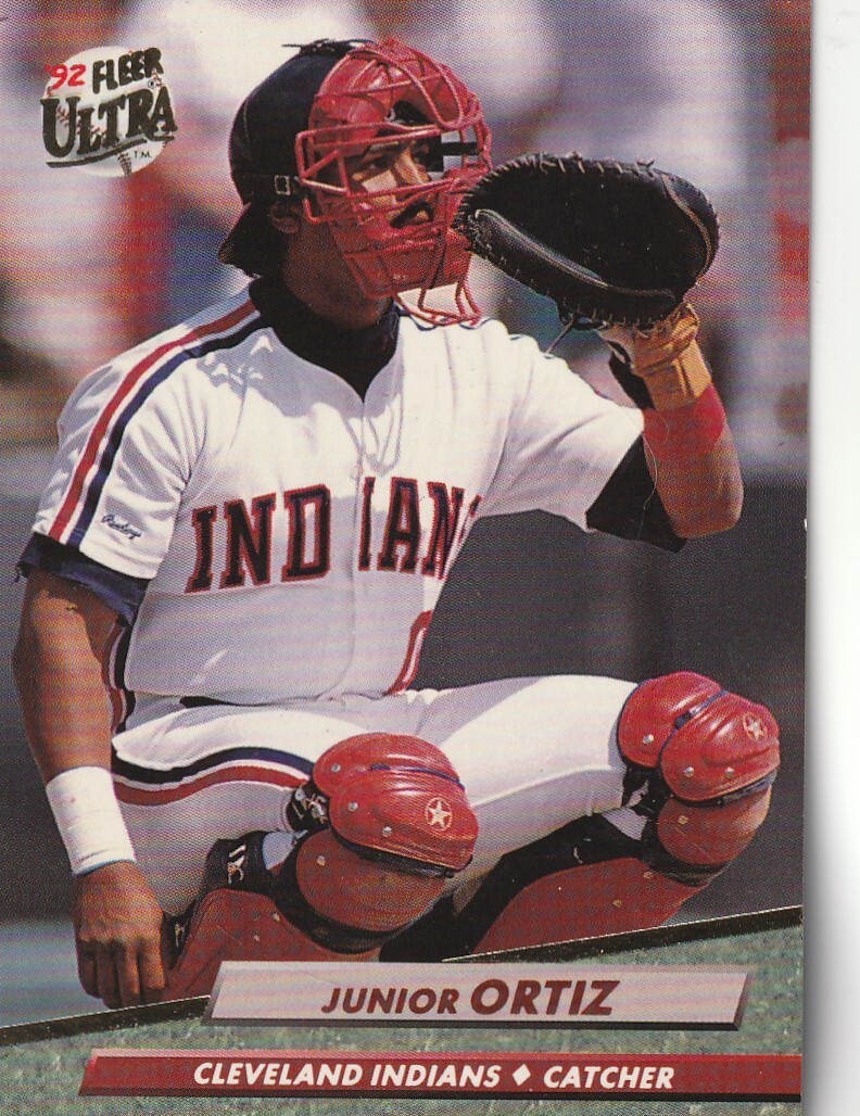 FREE SHIPPING-MINT-1992 Fleer Ultra Junior Ortiz #353 INDIANS