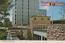 Washakie Center University of Wyoming Laramie Chrome Vintage Post Card Downy