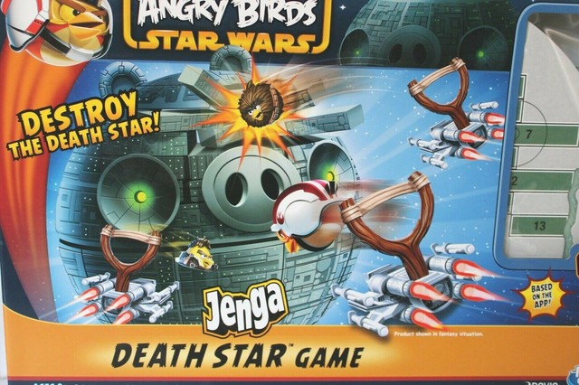 hasbro angry birds star wars jenga death star game