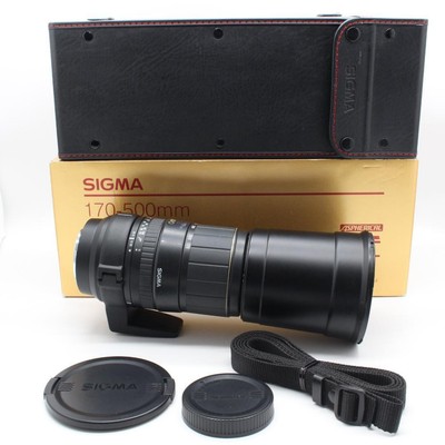 SIGMA APO 170-500mm F5-6.3 Minolta Sony Former Box Camera | eBay  