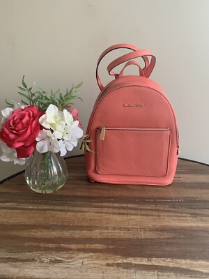 Michael Kors Adina Medium Backpack Grapefruit Pink Michael Kors Adina Medium Pebbled Leather Nigeria | Ubuy main image 4
