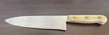 Vintage 13” Chicago Cutlery Chef Knife Wooden Riveted Handle 8” Blade