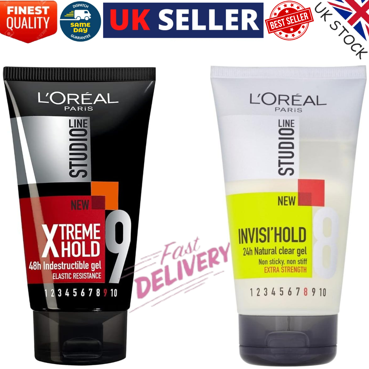 L'Oréal Studio Line Invisi Hold Natural Xtreme Hold No.9 Best Men
