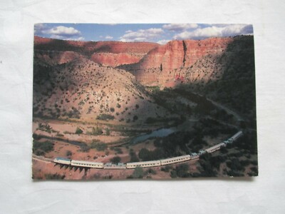 ALTE FARBIGE POSTKARTE'', VERDE FLUSSSCHLUCHT AUSFLUGSZUG ARIZONA. '' .