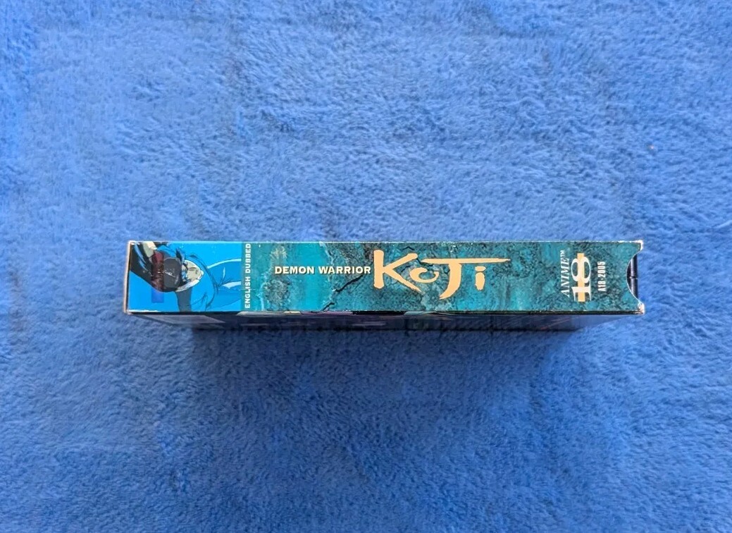 DEMON WARRIOR KOJI VHS Tape 1999 Anime Horror English Dubbed