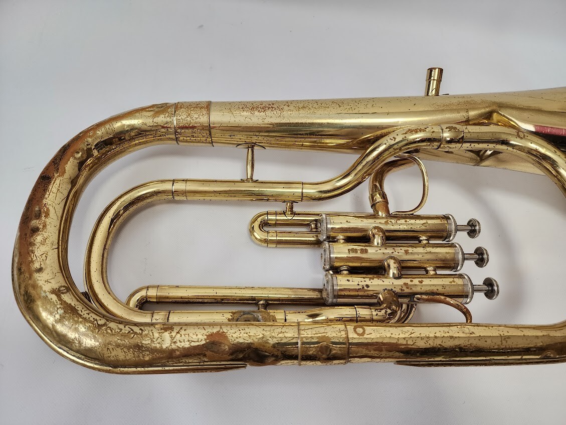 YAMAHA YAH-202 Alto Horn Mouthpeace Musical instrument Hard case