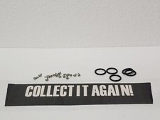 GI Joe 1982 - 1994 stainless pointed screw and O-ring replacement 20-pc lot #01